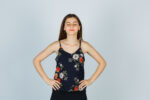 Sleeveless Seamless Camisole Floral Lace - Image 2
